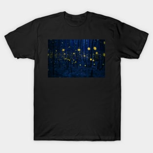Fireflies in the forest T-Shirt